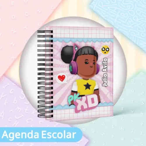 Agenda Escolar Datada 2026 - Pkxd Menina 02
