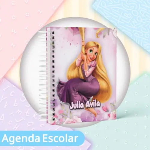 Agenda Escolar Datada 2026 - Rapunzel 02