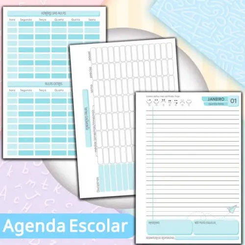 Agenda Escolar Datada 2026 - Shark Aloha Puket 02