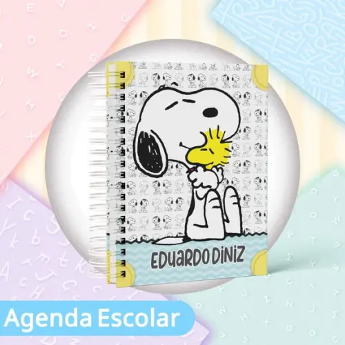 Agenda Escolar Datada 2026 - Snoopy