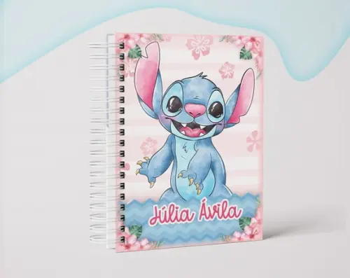 Agenda Escolar Datada 2026 - Stitch Menina