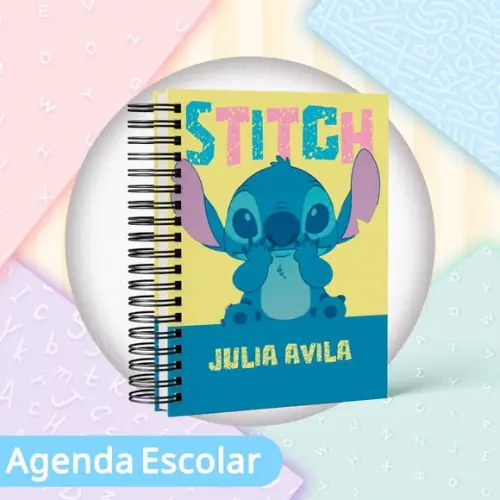Agenda Escolar Datada 2026 - Stitch Puket