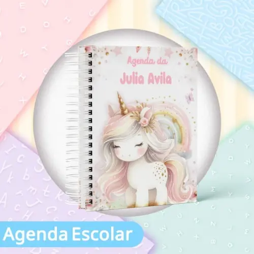 Agenda Escolar Datada 2026 - Unicornio 04