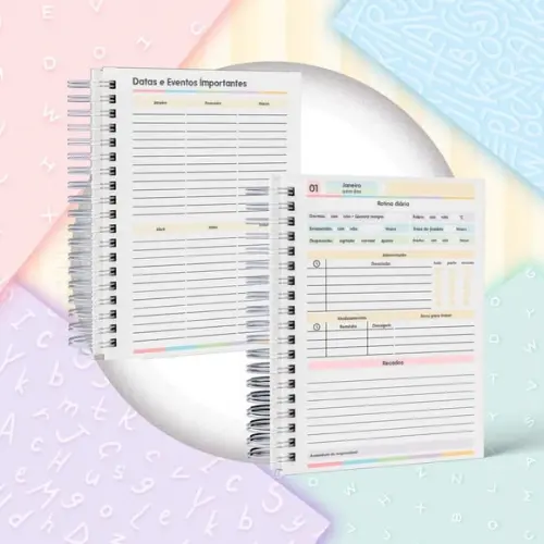 Agenda Escolar ou Baby Datada 2026 - Jacare Relax Puket