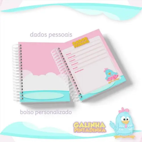 Kit Digital Volta as Aulas - Galinha Pintadinha Rosa