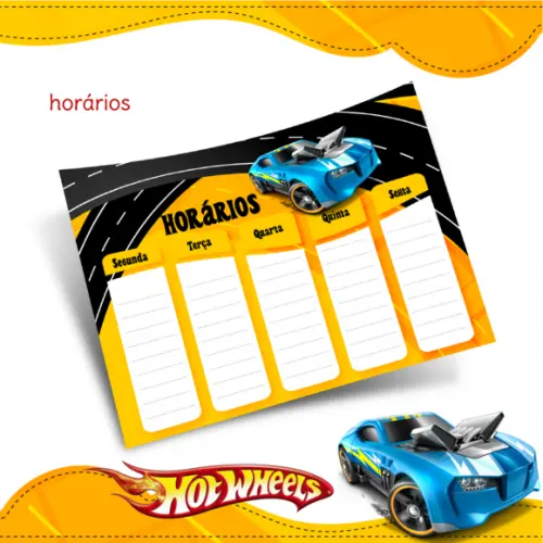 Kit Digital Volta as Aulas - Hot Wheels