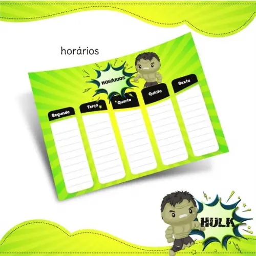 Kit Digital Volta as Aulas - Hulk