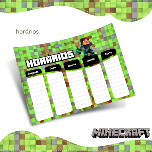 Kit Digital Volta as Aulas - Minecraft