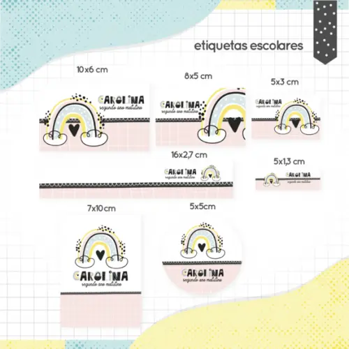 KIT Digital Volta as Aulas - Minimalista Menina 02
