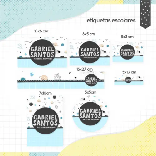 Kit Digital Volta as Aulas - Minimalista Menino 02