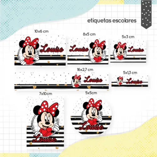 Kit Digital Volta as Aulas - Minnie Vermelha 02