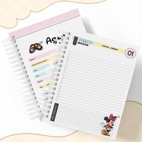 Kit Digital Volta as Aulas - Minnie Vermelha ate 2030