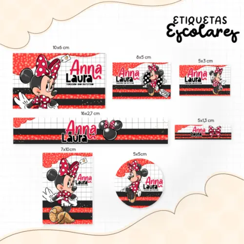 Kit Digital Volta as Aulas - Minnie Vermelha ate 2030