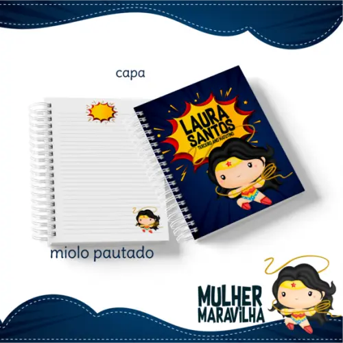 Kit Digital Volta as Aulas - Mulher Maravilha