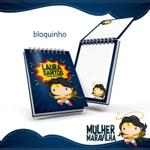Kit Digital Volta as Aulas - Mulher Maravilha