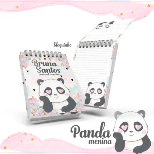 Kit Digital Volta as Aulas - Panda Menina