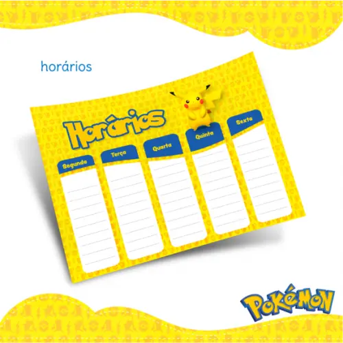 Kit Digital Volta as Aulas - Pokemon