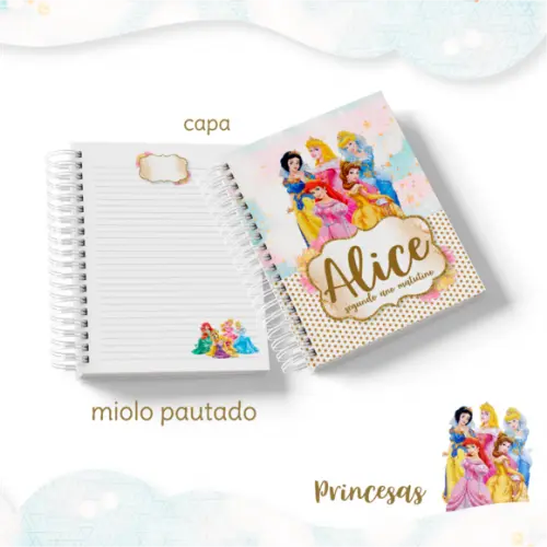 Kit Digital Volta as Aulas - Princesas Disney