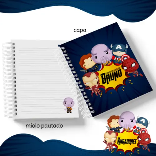 Kit Digital Volta as Aulas - Vingadores