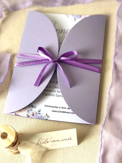 Convite Casamento - Meia Lua | Personalizado conforme seu evento
