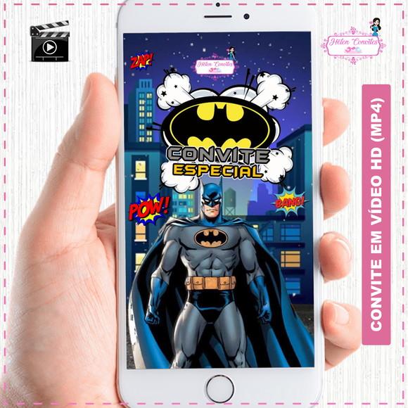Convite Animado Batman