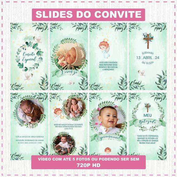 Convite Animado Batizado