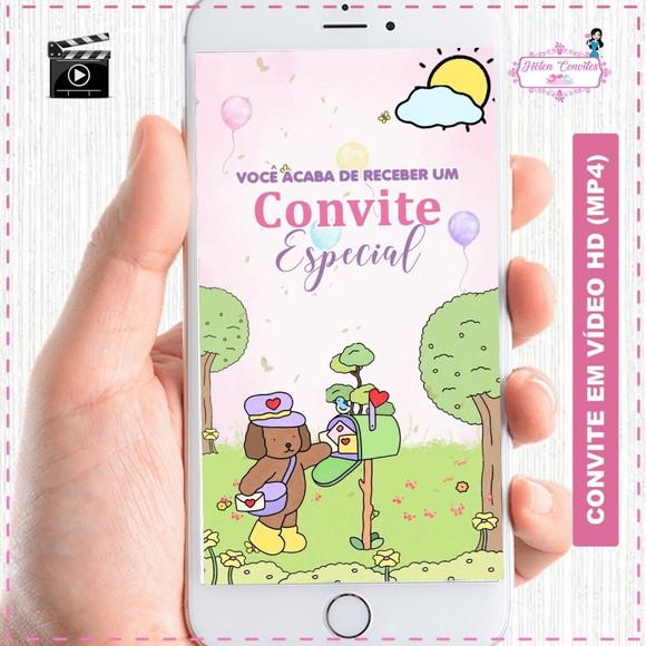 Convite Animado Bobbie Goods