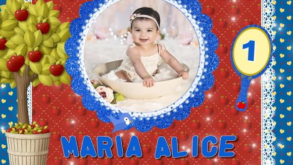 Convite Animado Branca de Neve