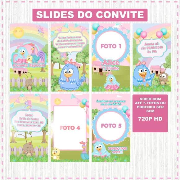 Convite Animado Galinha Pintadinha | Convite Virtual Animado