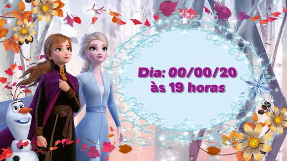 Convite Animado Frozen 2