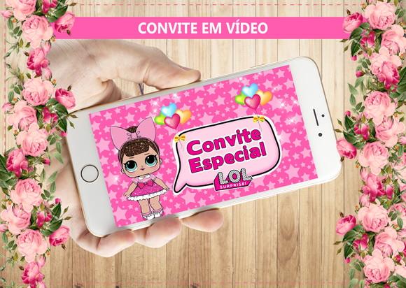 Convite Animado Lol Surprise