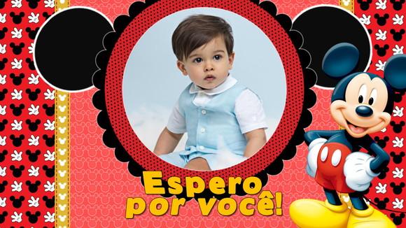 Convite Animado Mickey Mouse