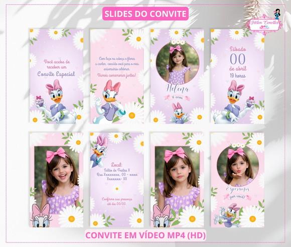 Convite Animado Margarida Disney