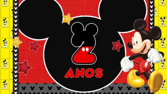 Convite Animado Mickey Mouse