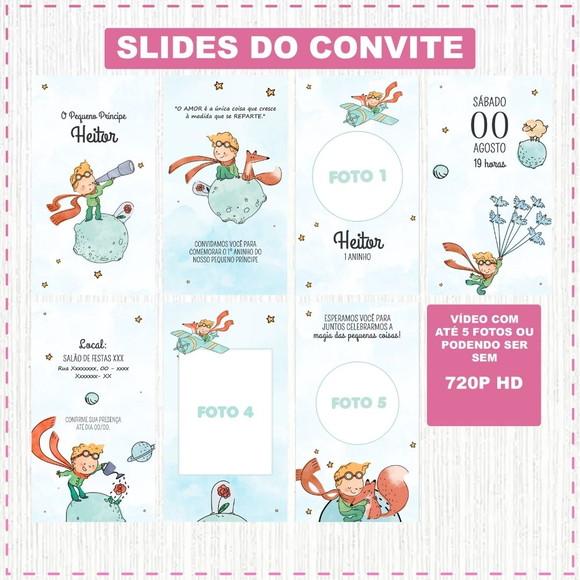 Convite Animado o Pequeno Príncipe