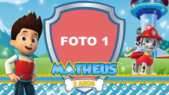 Convite Animado Patrulha Canina