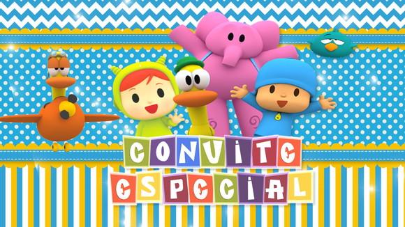 Convite Animado Pocoyo
