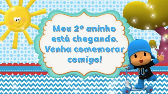 Convite Animado Pocoyo