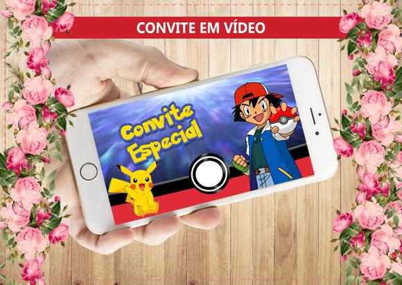 Convite Animado Pokemon