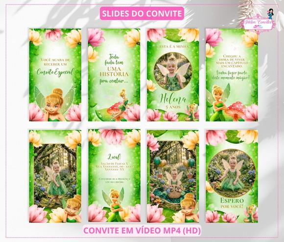 Convite Animado Sininho ou Tinkerbell