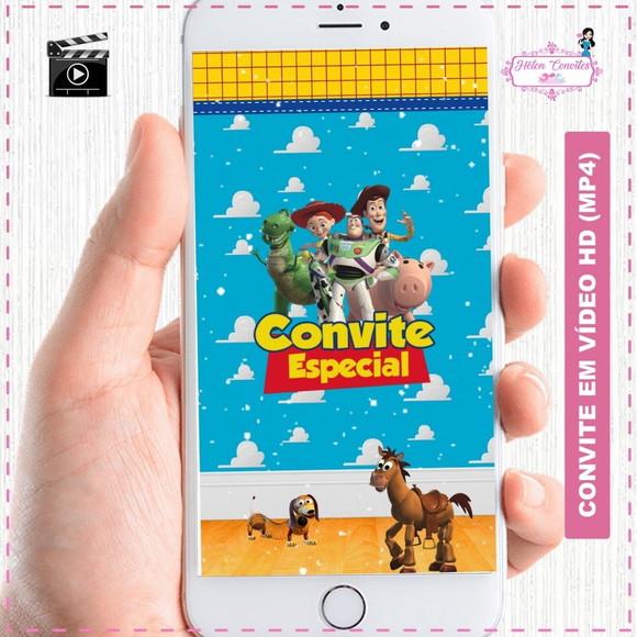 Convite Animado Toy Story
