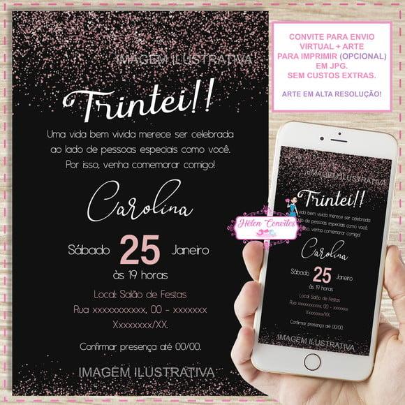 Convite Digital 30 Anos
