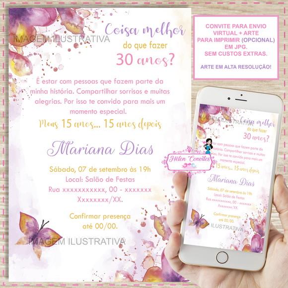 Convite Digital 30 Anos