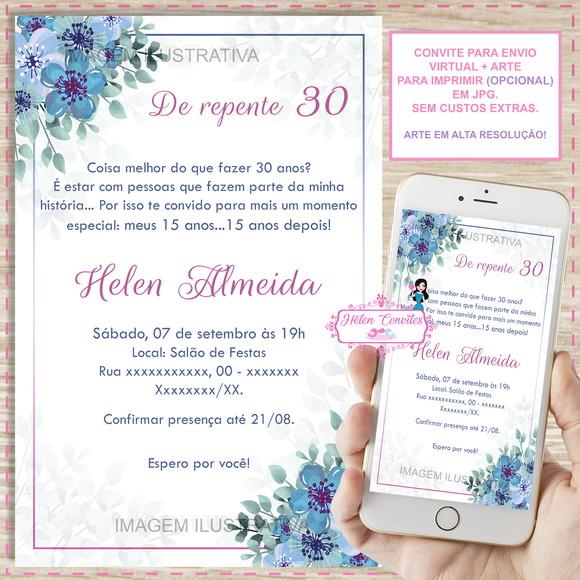 Convite Digital 30 Anos