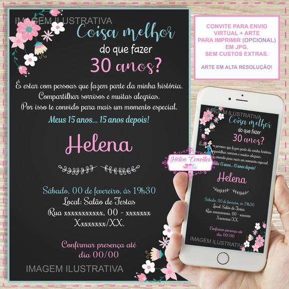 Convite Digital 30 Anos
