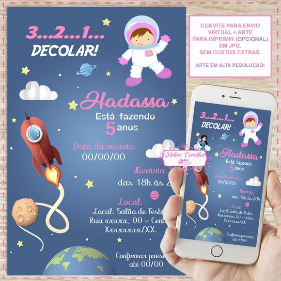 Convite Digital Astronauta