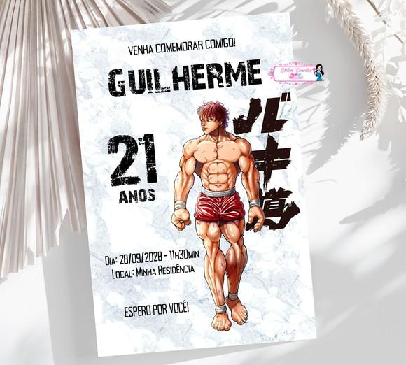 Convite Digital Baki The Grappler