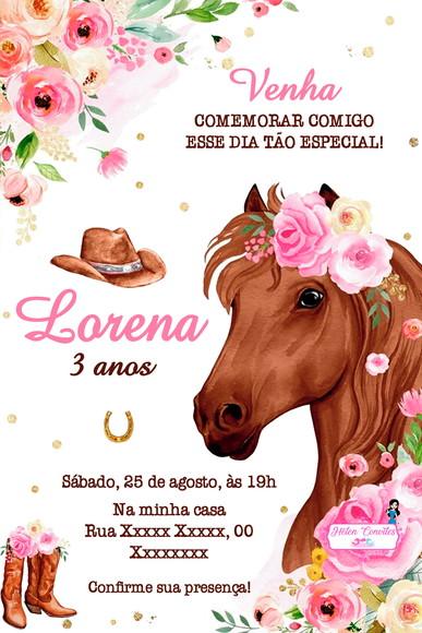 Convite Digital Boiadeira ou Country