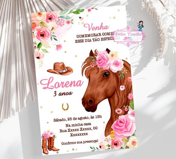 Convite Digital Boiadeira ou Country