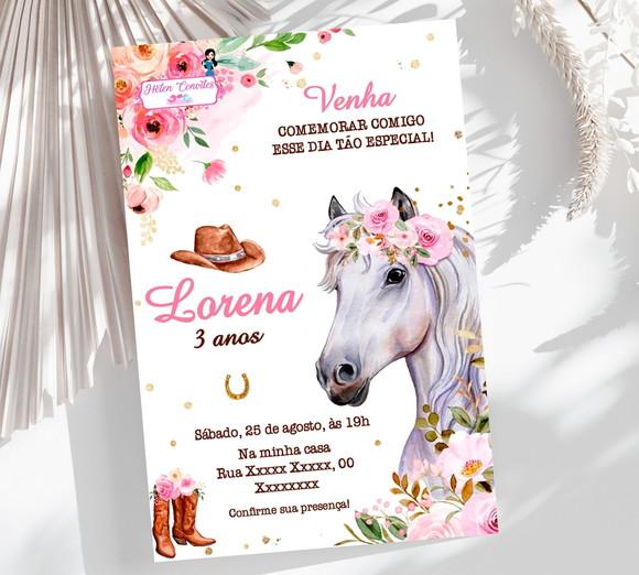 Convite Digital Boiadeira ou Country